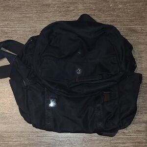 Lululemon Black Wunderlust Backpack With Adjustable Straps